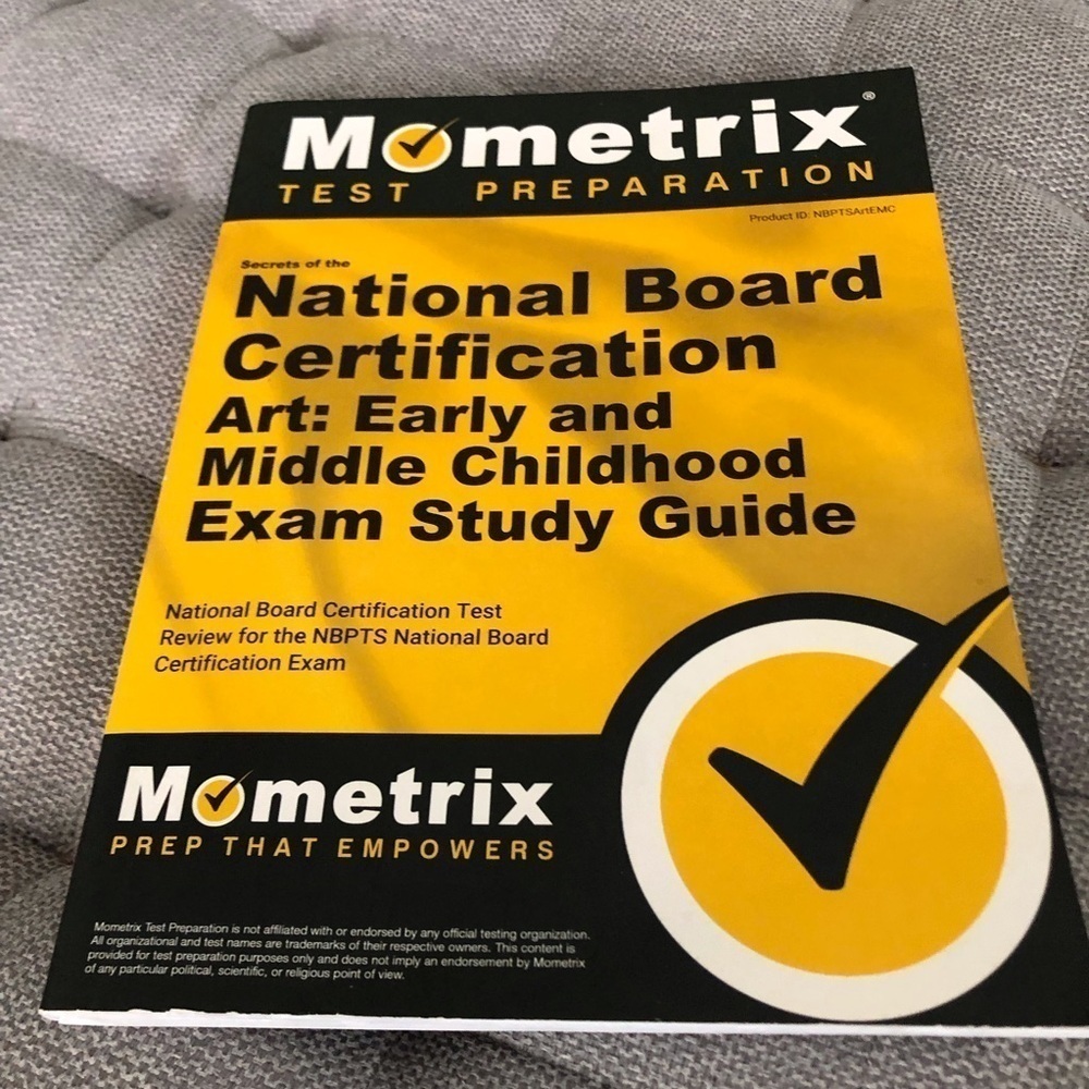 Mometrix test Perparation National Board Certification Art: Early and Middle